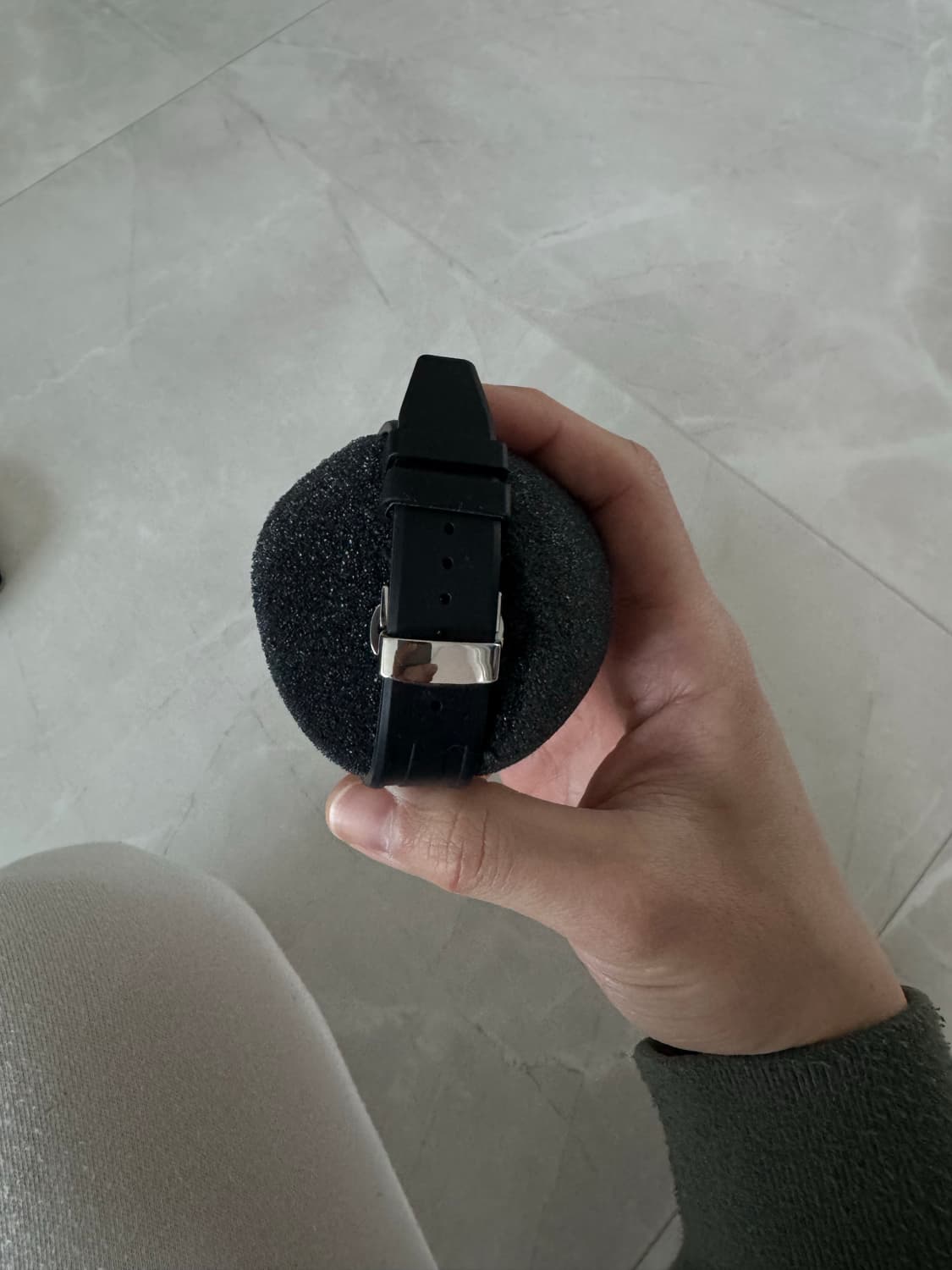 카시오 지샥 GA-B2100- 1A1DR 올블랙 블루투스 지얄오크 커스텀 상품이미지4