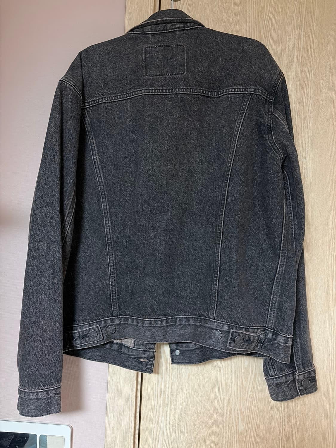 리바이스 트러커 자켓 흑청 M 상품이미지3