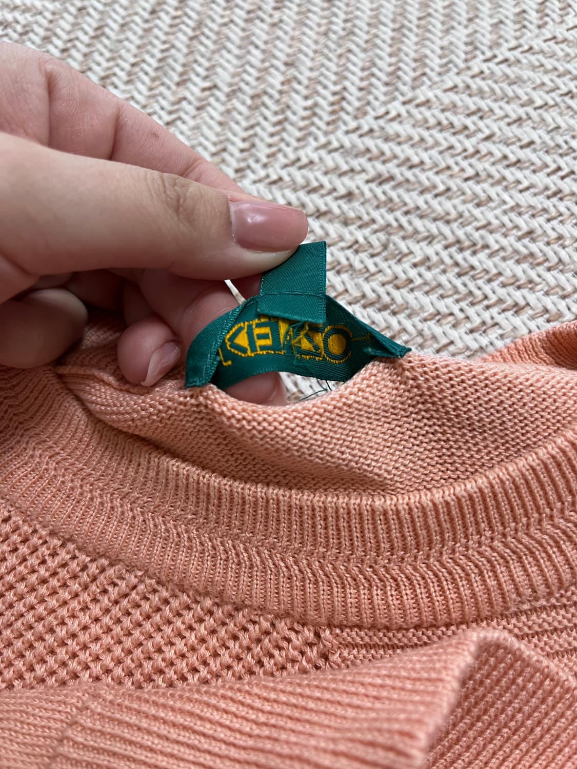 [정품] 겐조 살구 옆라인 짜임 니트 [ 3 ] 상품이미지4