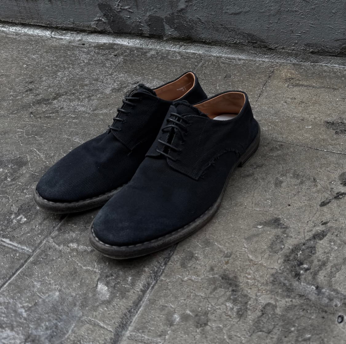 마르지엘라 빈티지 캔버스 누벅 더비슈즈 상품이미지2