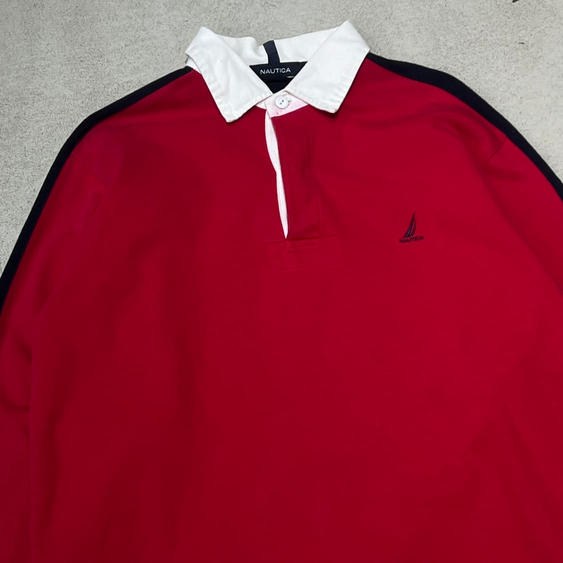 노티카 백로고 럭비티셔츠 s10818 상품이미지3