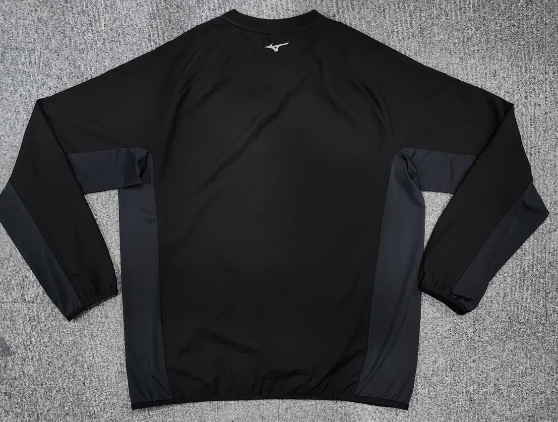 미즈노 피스테 바람막이 블랙 웜업 긴팔티 2XL 상품이미지2