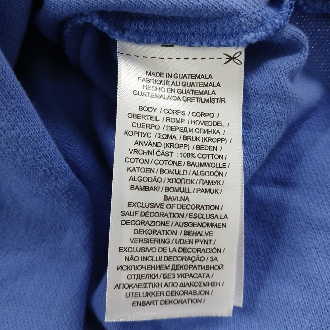 폴로 랄프로렌 블루 반팔 카라티 상품이미지8