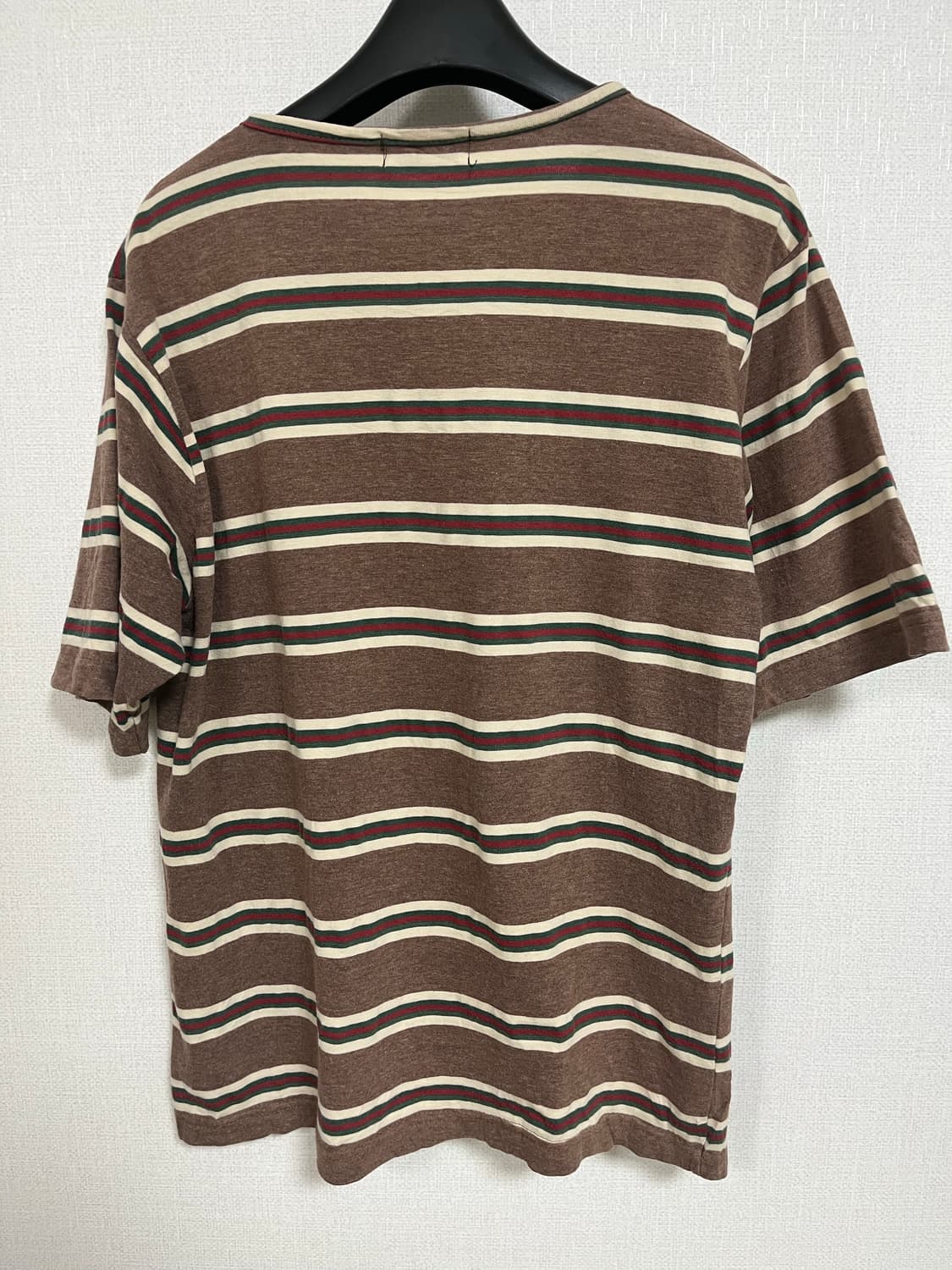 일본 브랜드 La blalNu 스트라이프 반팔티 M 상품이미지2