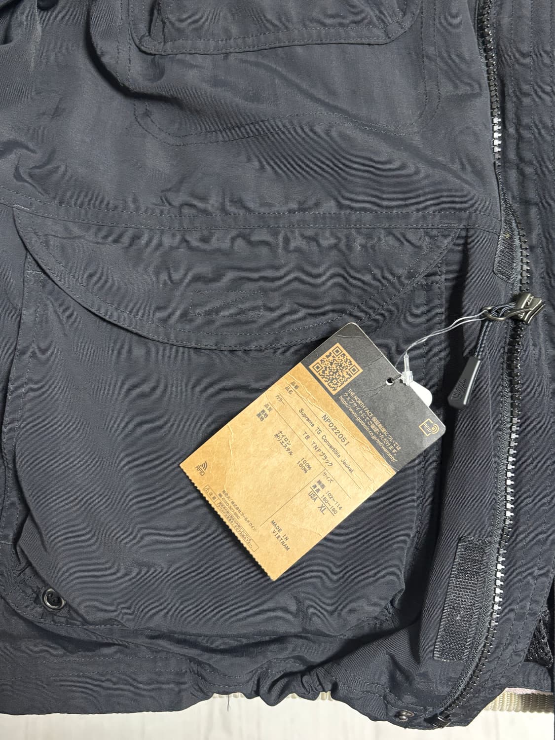 슈프림 노스페이스 트레킹 컨버터블 자켓 블랙 22SS XL 상품이미지4