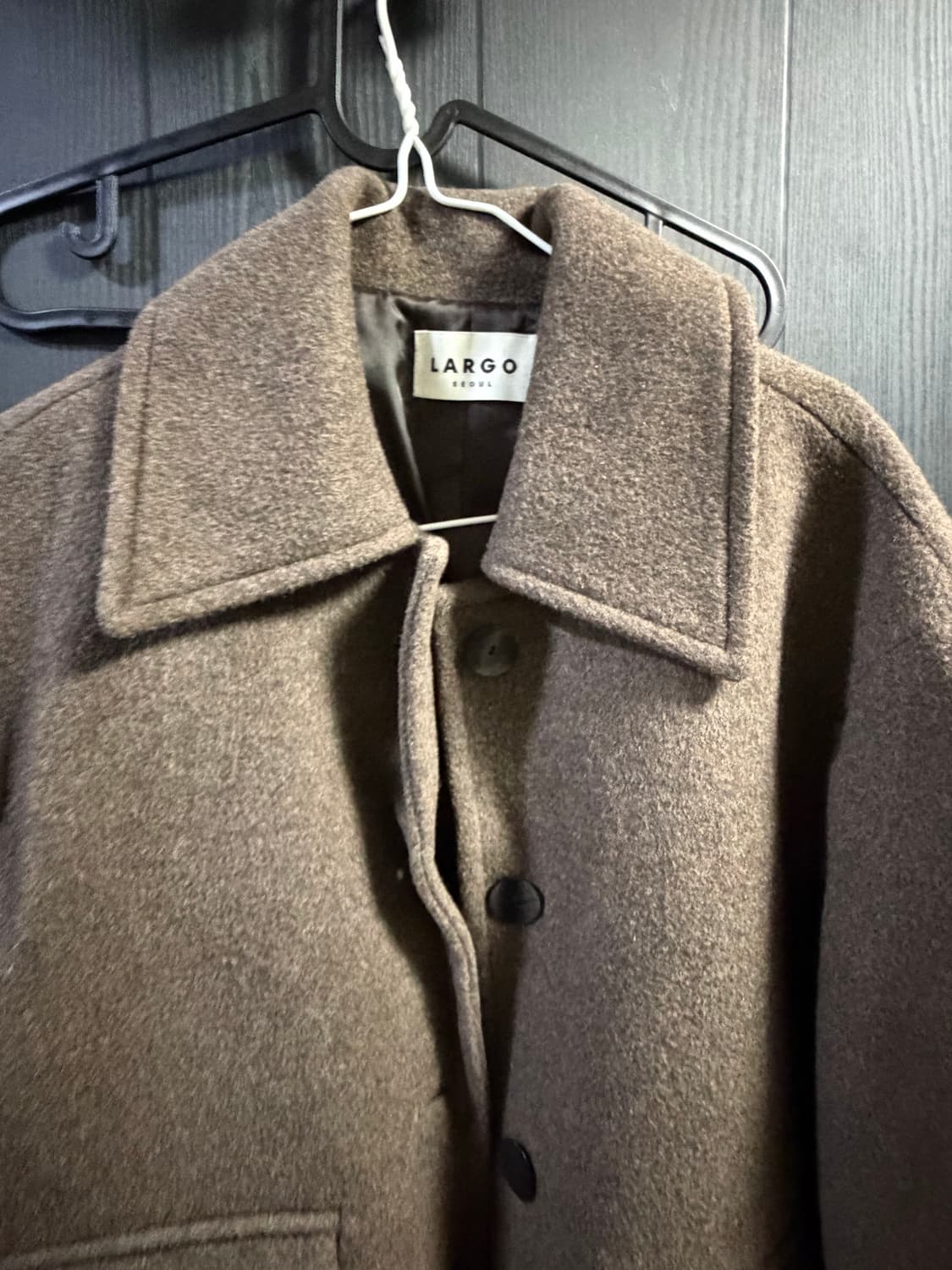 라르고 숏 코트 브라운 상품이미지3