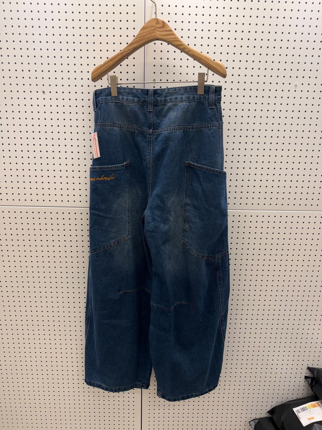 사이드 포켓 와이드 데님 팬츠 U845 상품이미지4