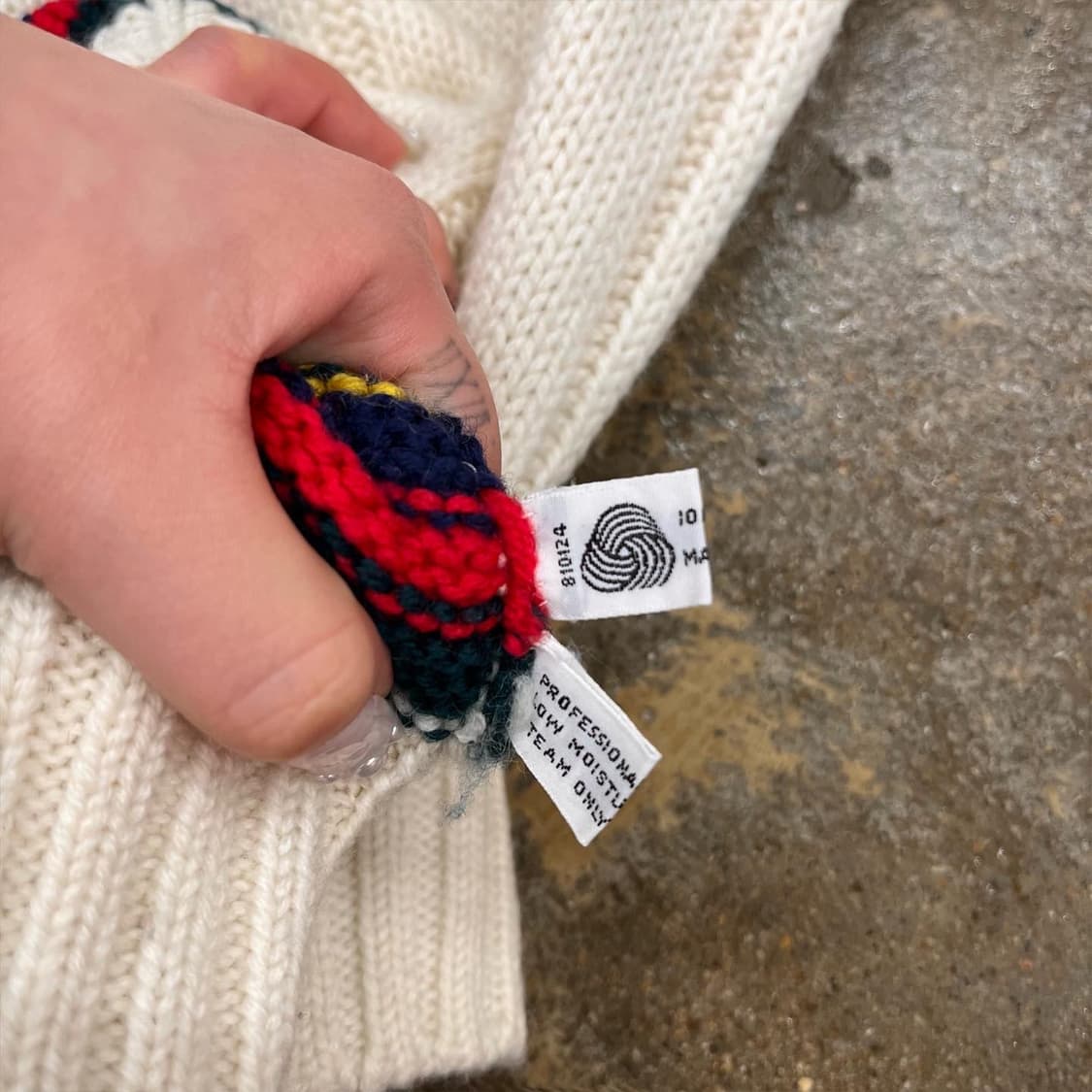 Vintage cricket wool knit 상품이미지3