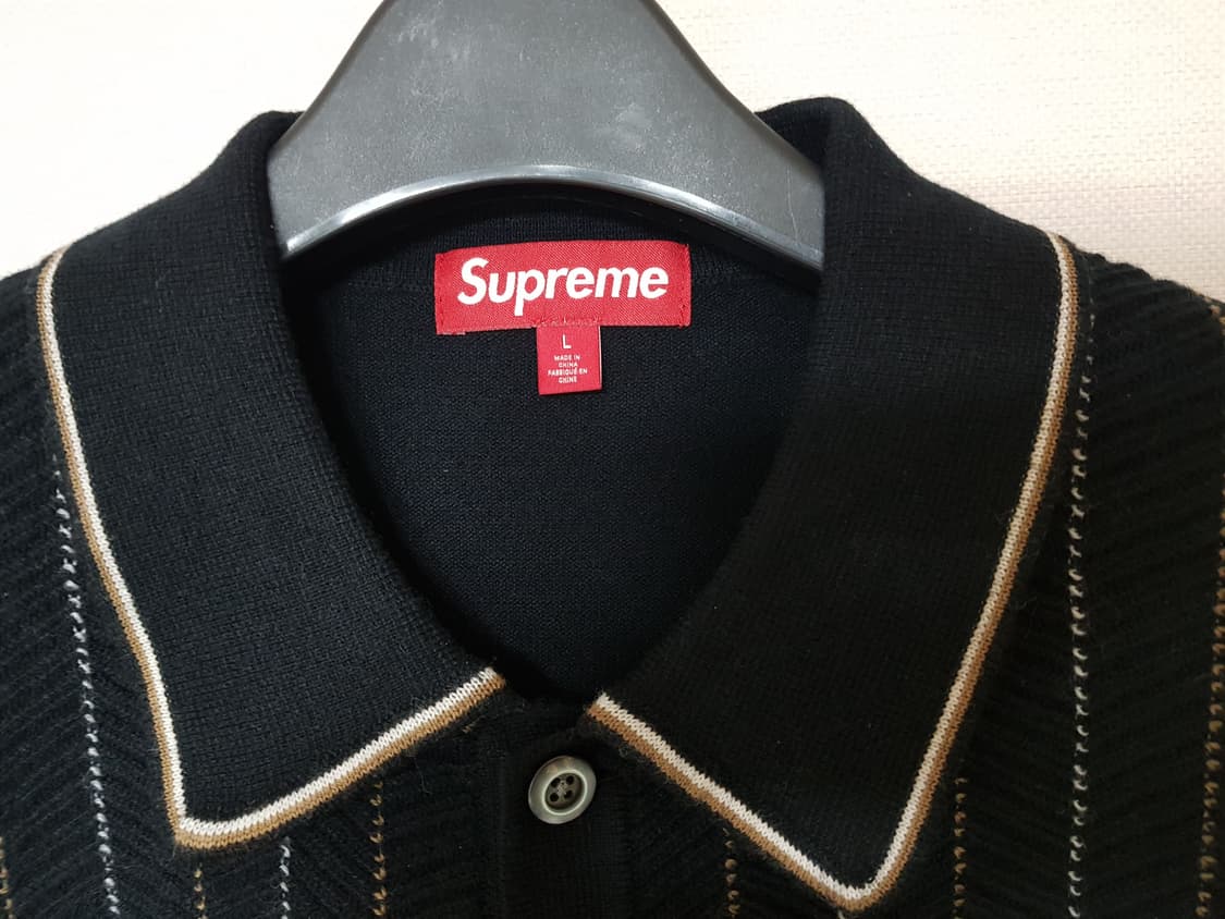 슈프림 헤링본 가디건 블랙 25SS 상품이미지5