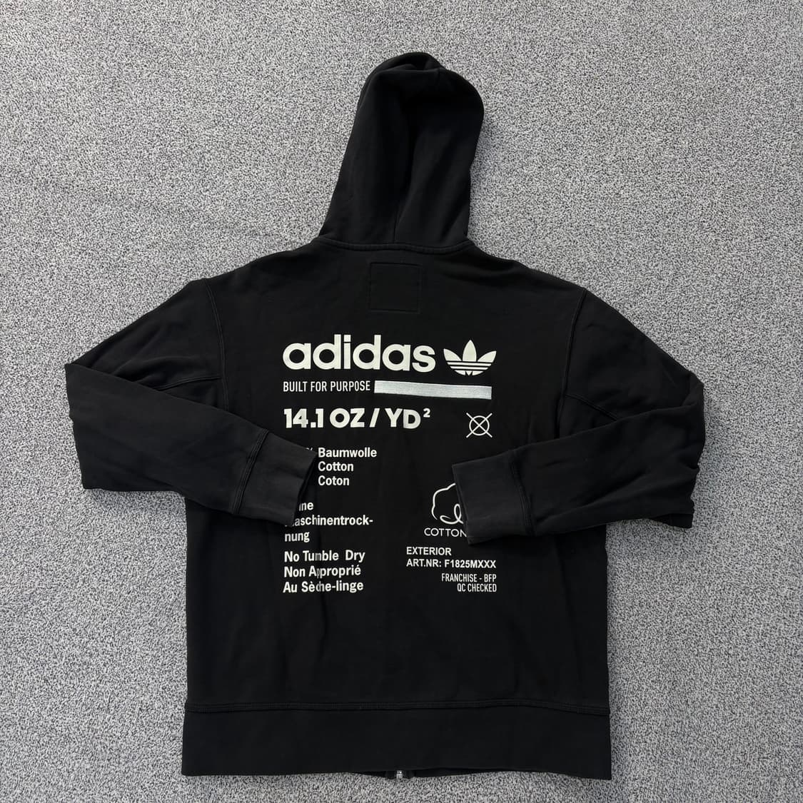 L 아디다스 후드 집업 저지 자켓 0305J 상품이미지3