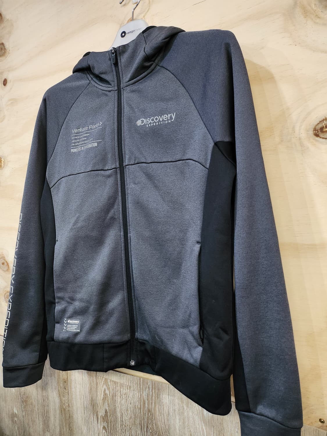 350) 디스커버리 기모 후드 집업 상품이미지3