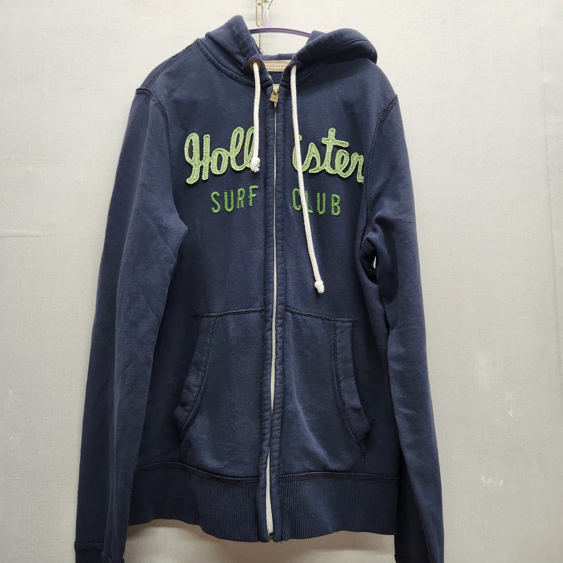 홀리스터 스펠로고 Y2k 후드집업 L(L) 상품이미지1