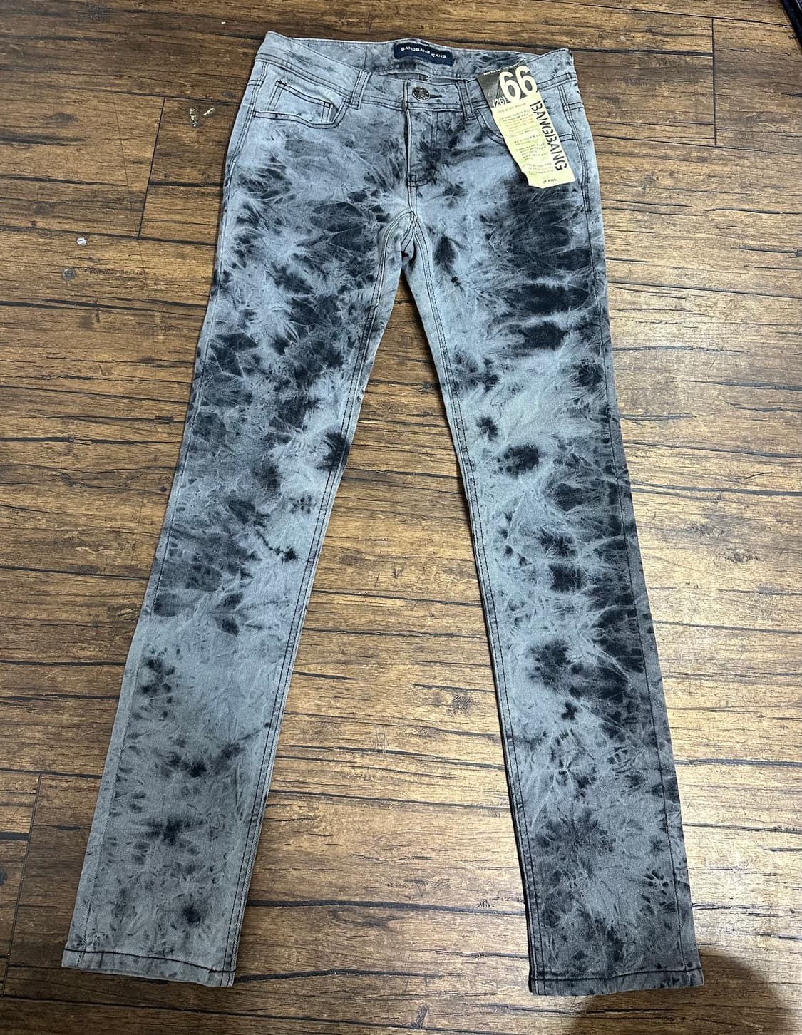 뱅뱅진스 워싱 데님 팬츠 26인치 새제품 올드스쿨 빈티지느낌 상품이미지1