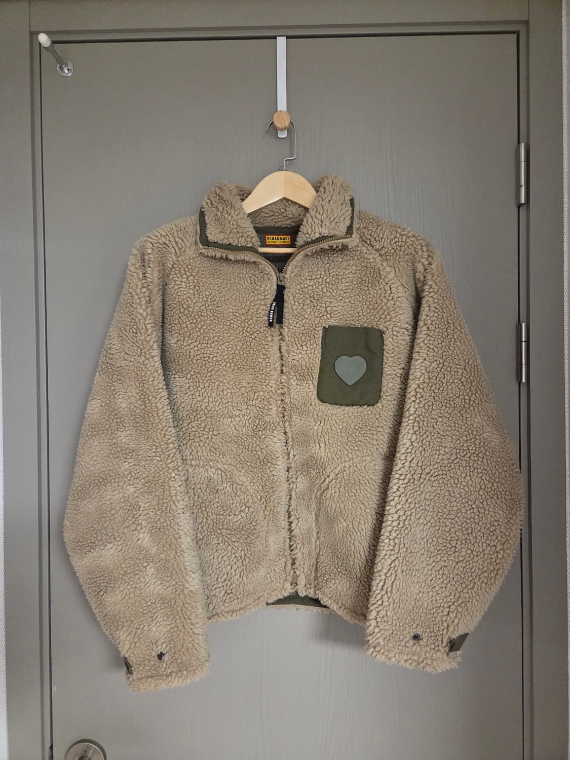 휴먼 메이드 북극곰 플리스 자켓 베이지 L 상품이미지2