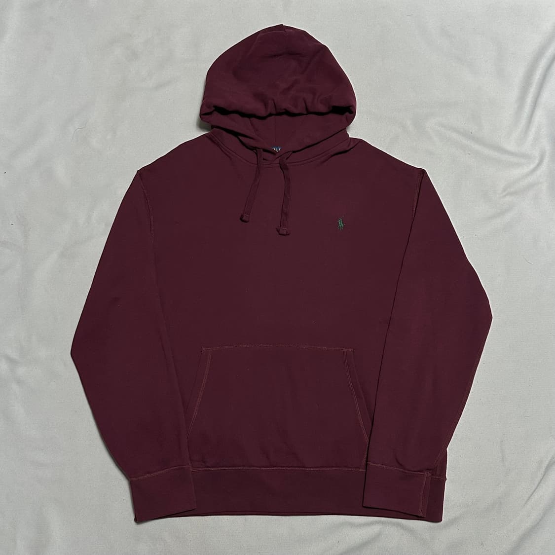 XL 폴로랄프로렌 버건디 후드티 상품이미지2