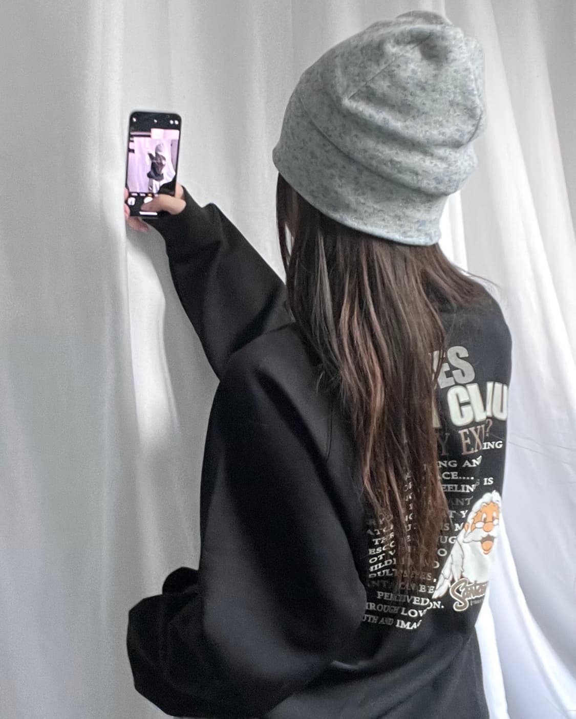 90‘s Captain Santa 캡틴산타 산타클로스로고 블랙컬러 트랙탑 상품이미지9