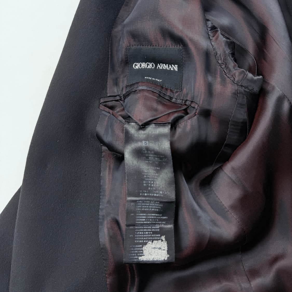 조르지오아르마니 블랙라벨 울 캐시미어 코트 52 상품이미지3