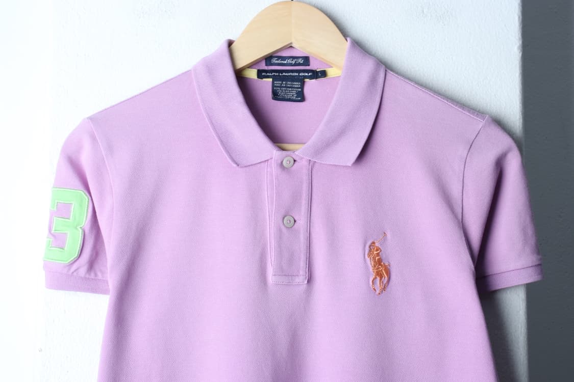 W(L-XL) 폴로 랄프로렌 반팔 카라 티셔츠 골프 연보라-H30379 상품이미지3