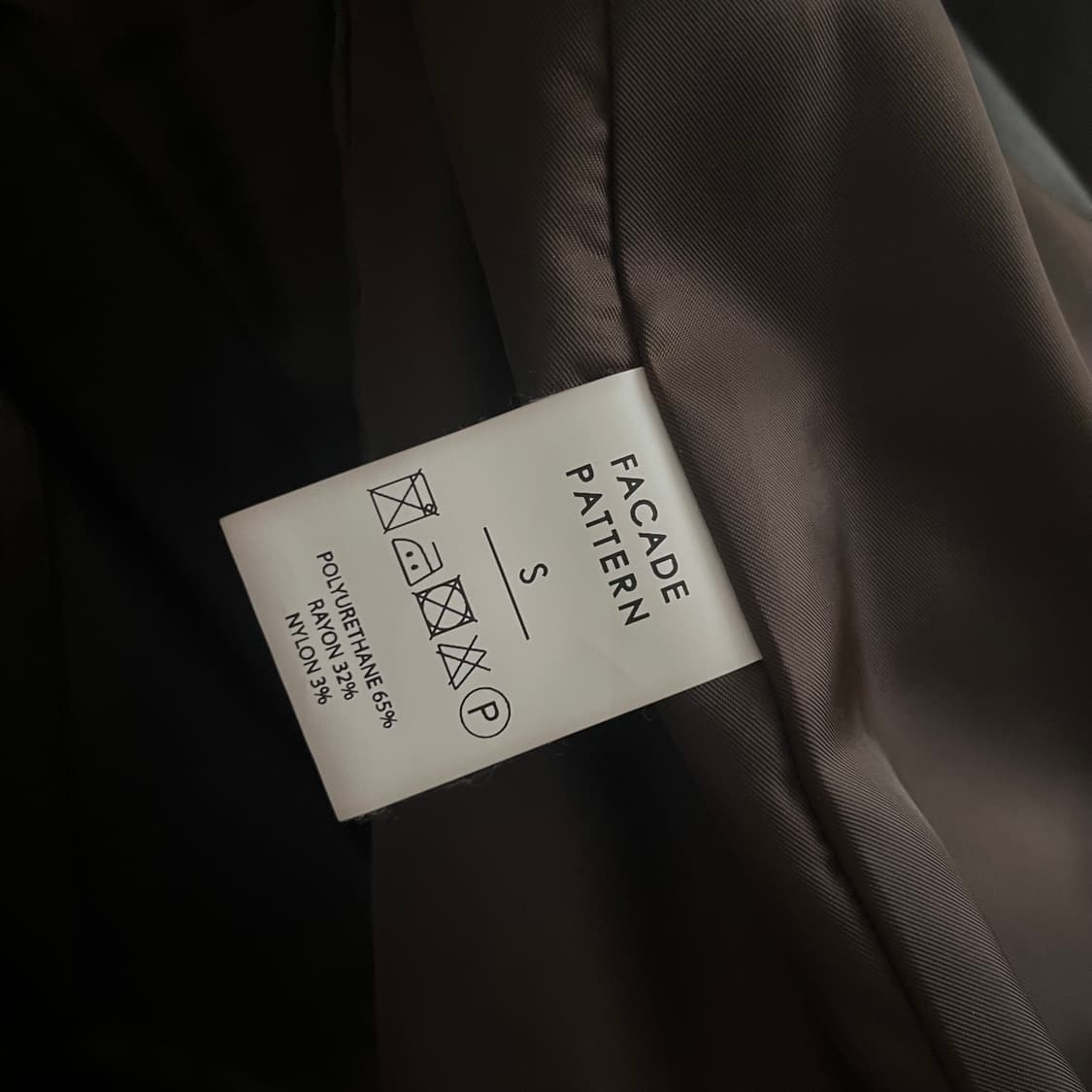 파사드패턴 오버핏 레더자켓 상품이미지8