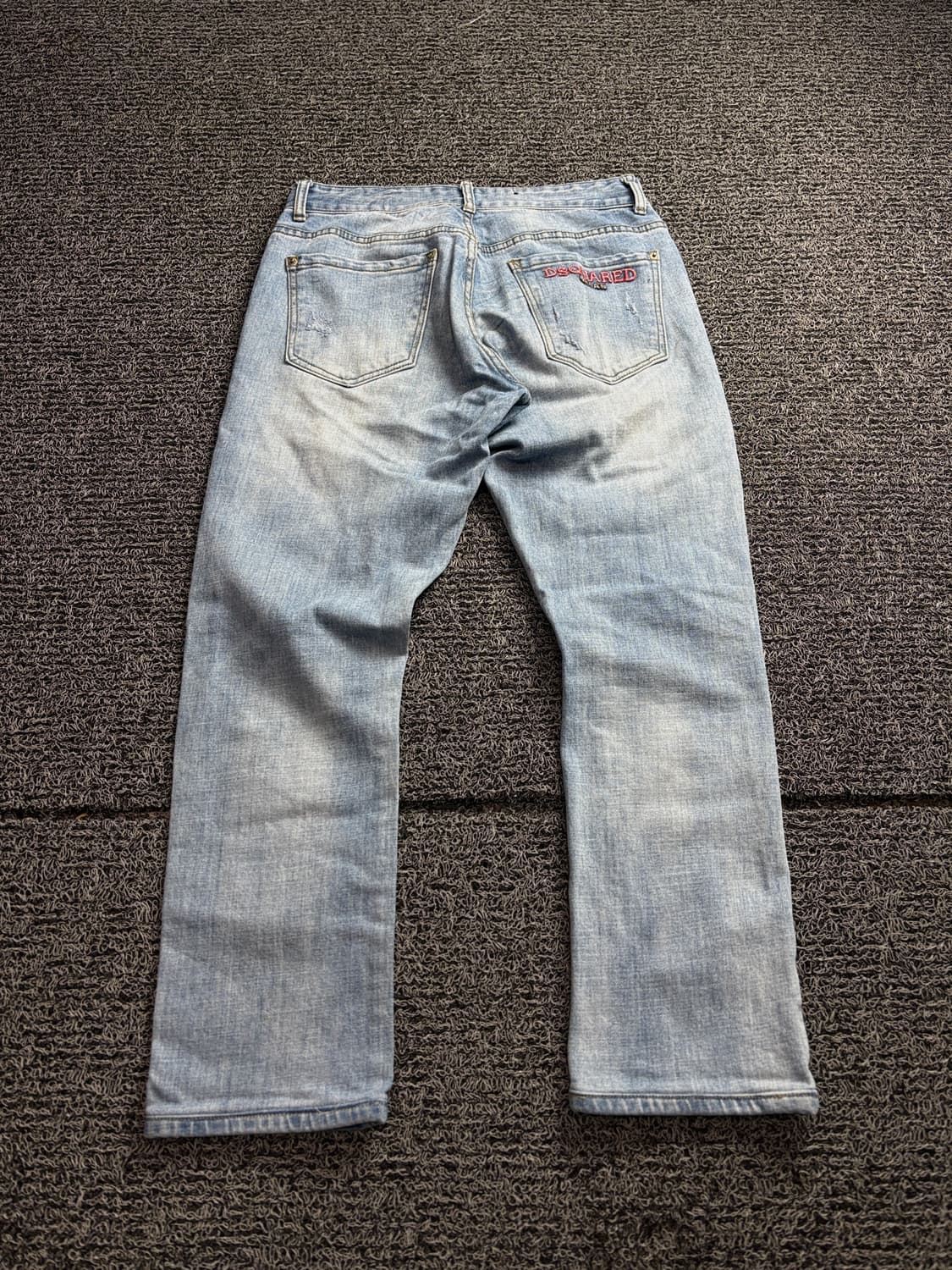 디스퀘어드2 리프드 디테일 디스트로이드 데님 팬츠 2659 상품이미지5