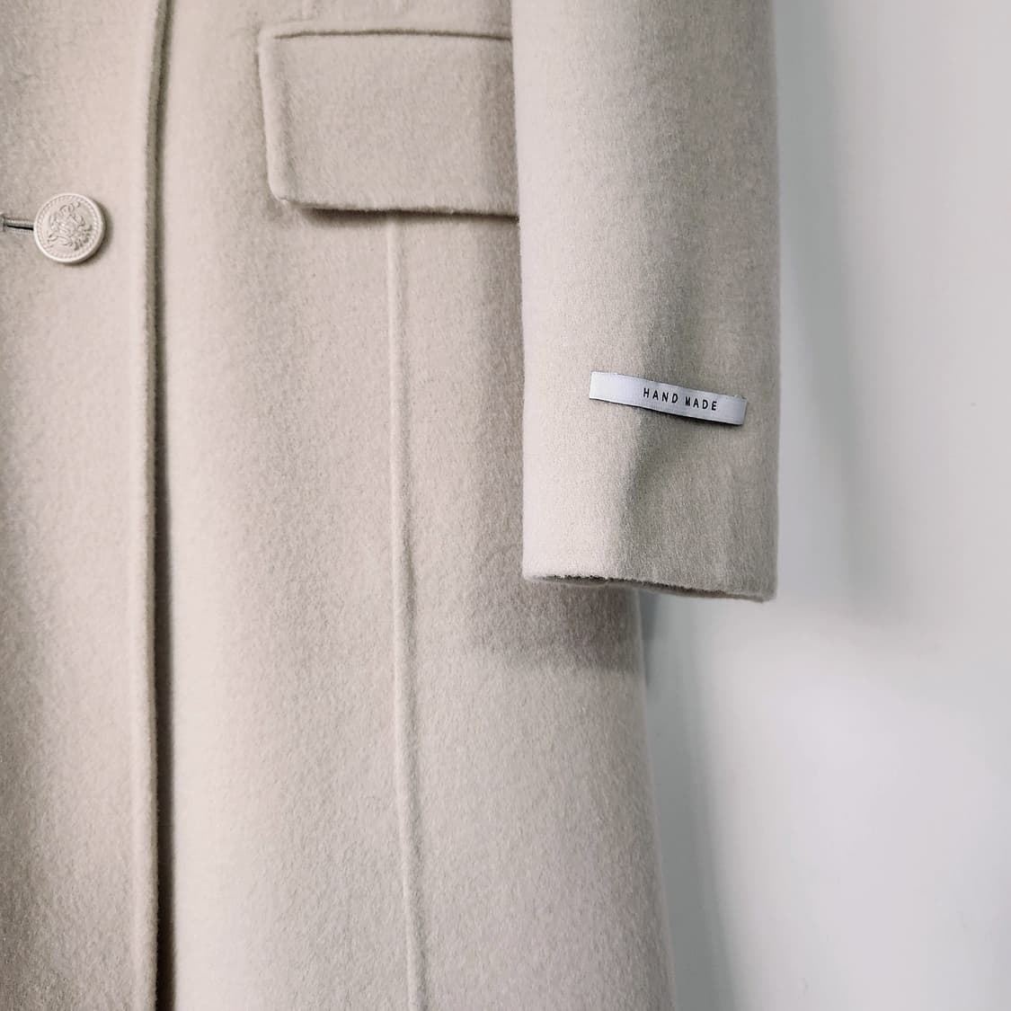 더케미 울 캐시미어 핸드메이드 롱 코트 [새상품] 상품이미지5