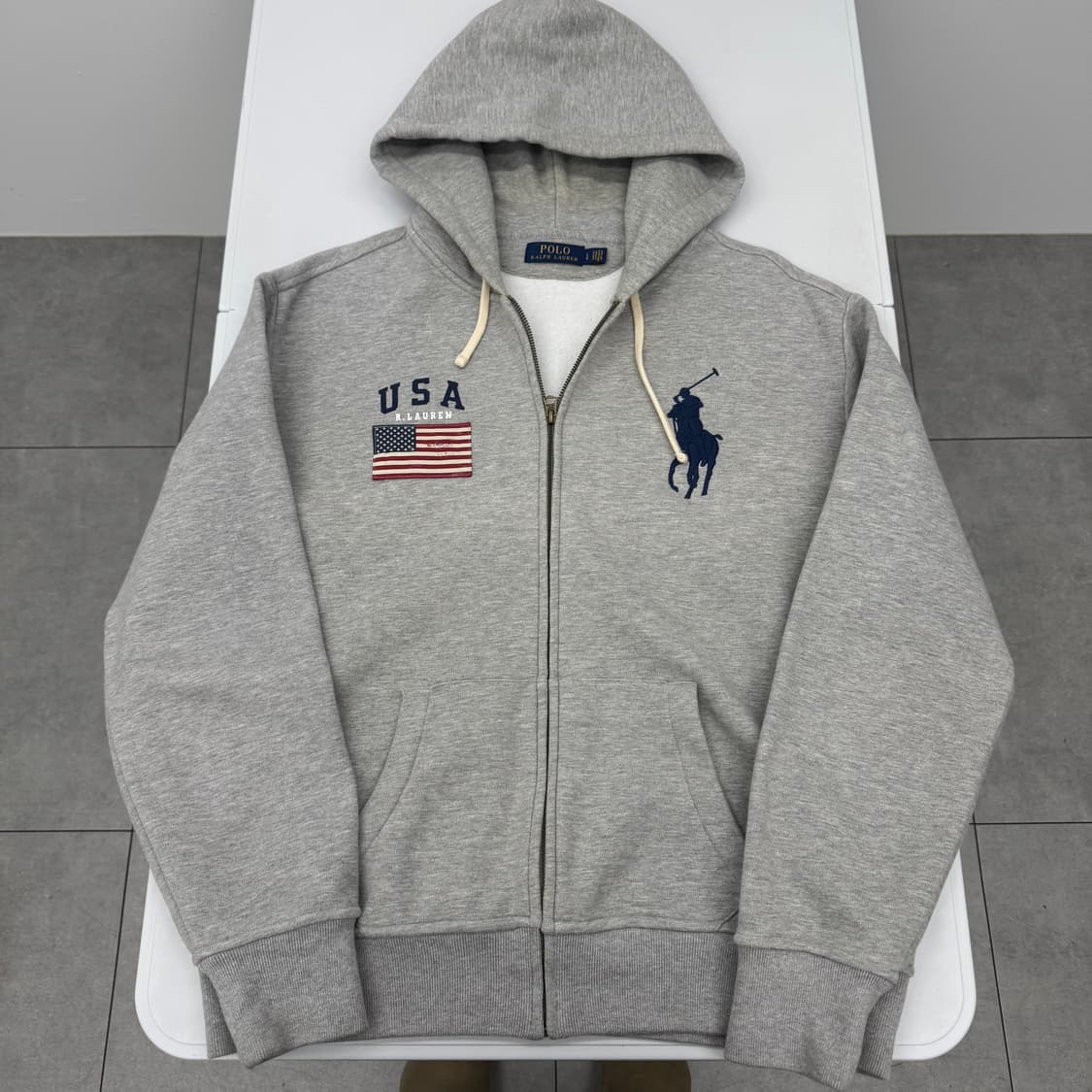 폴로 빅포니 USA 후드집업 상품이미지3