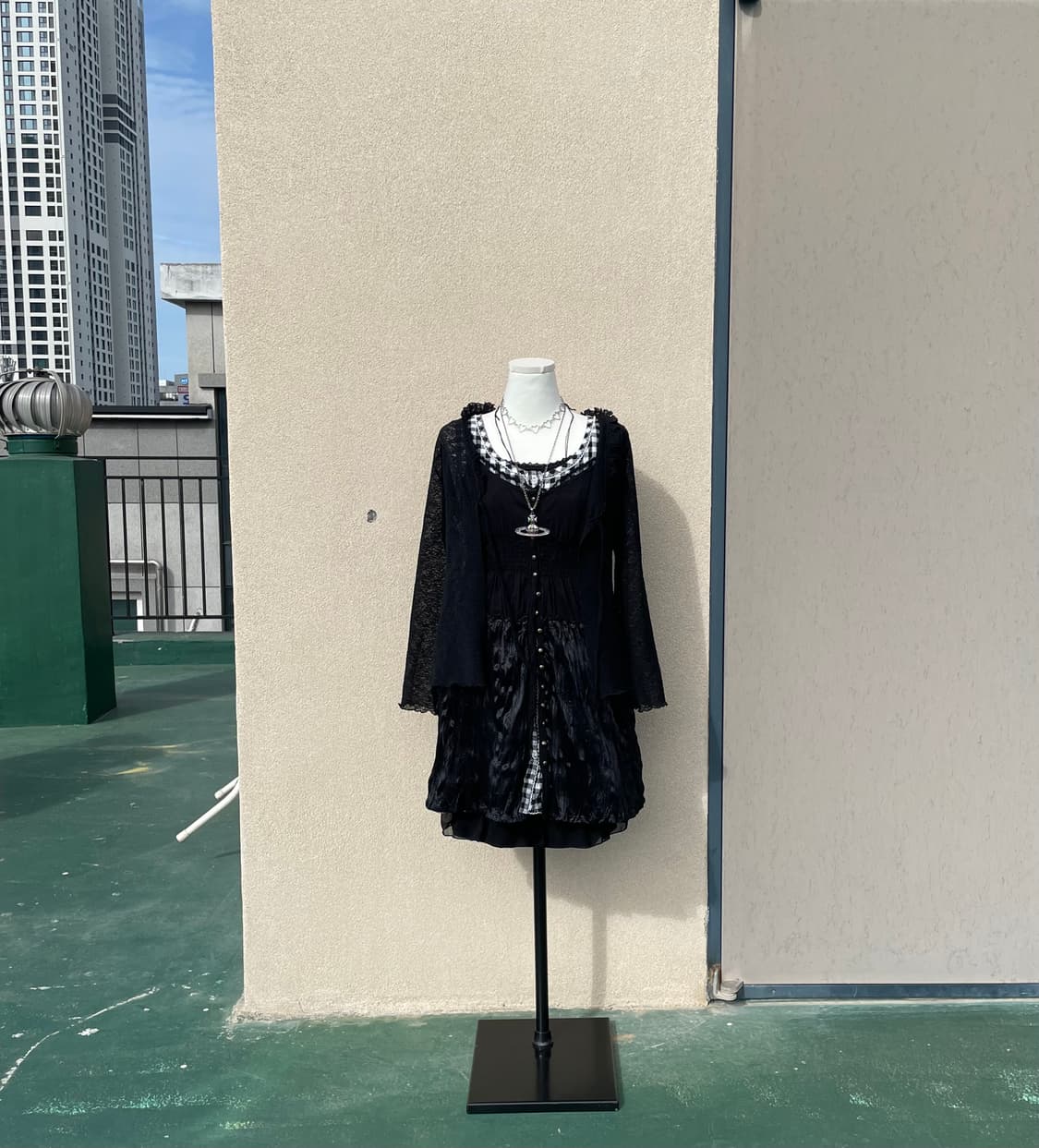 다크모리 고딕 공겜여주깔 코디세트 #고스 #무채색 상품이미지2