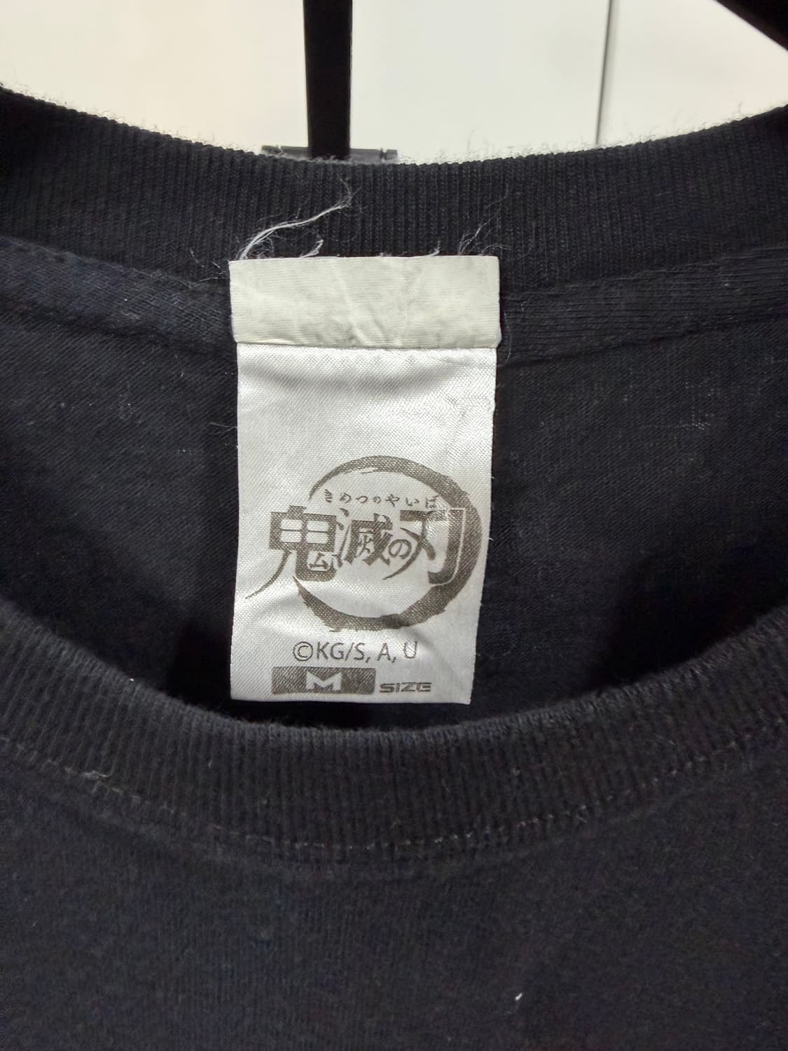 귀멸의칼날 렌코쿠쿄주로 티셔츠 블랙 상품이미지6