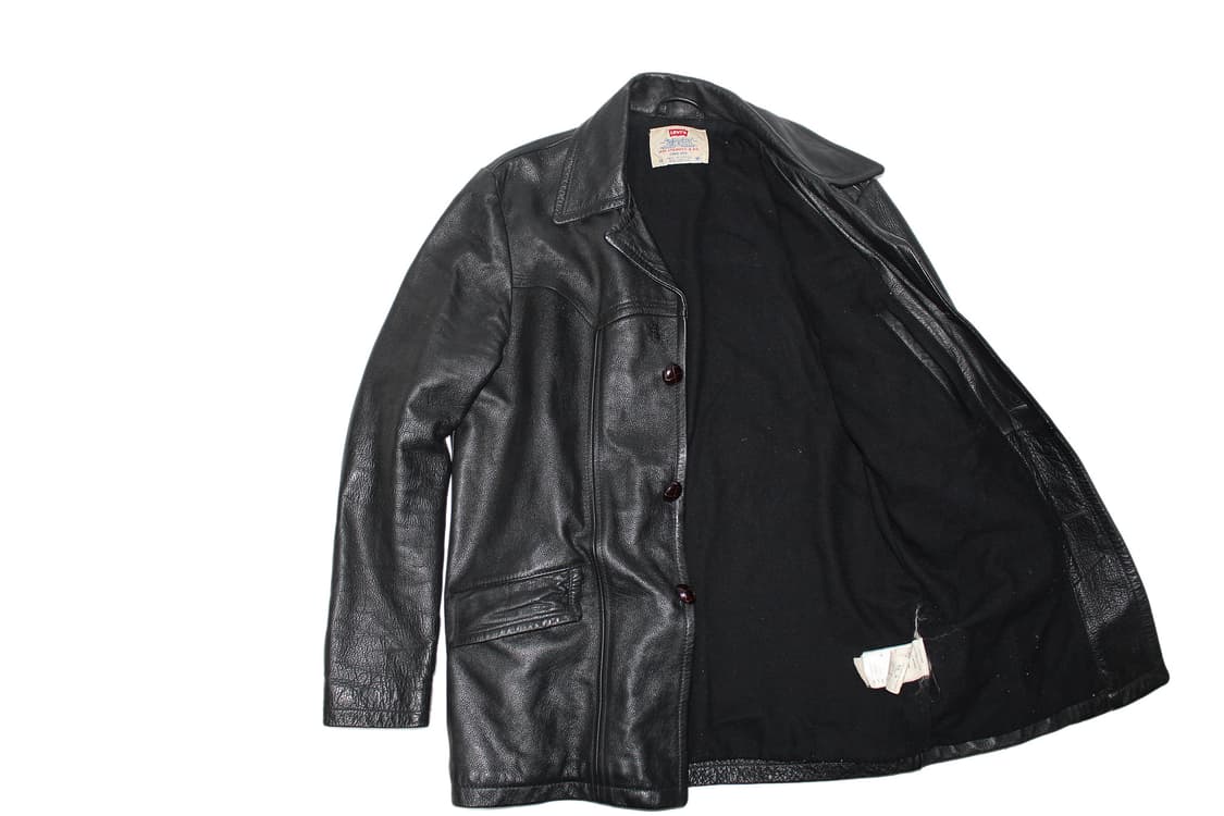 1980’s Levi’s Western Leather Car Coat 상품이미지7