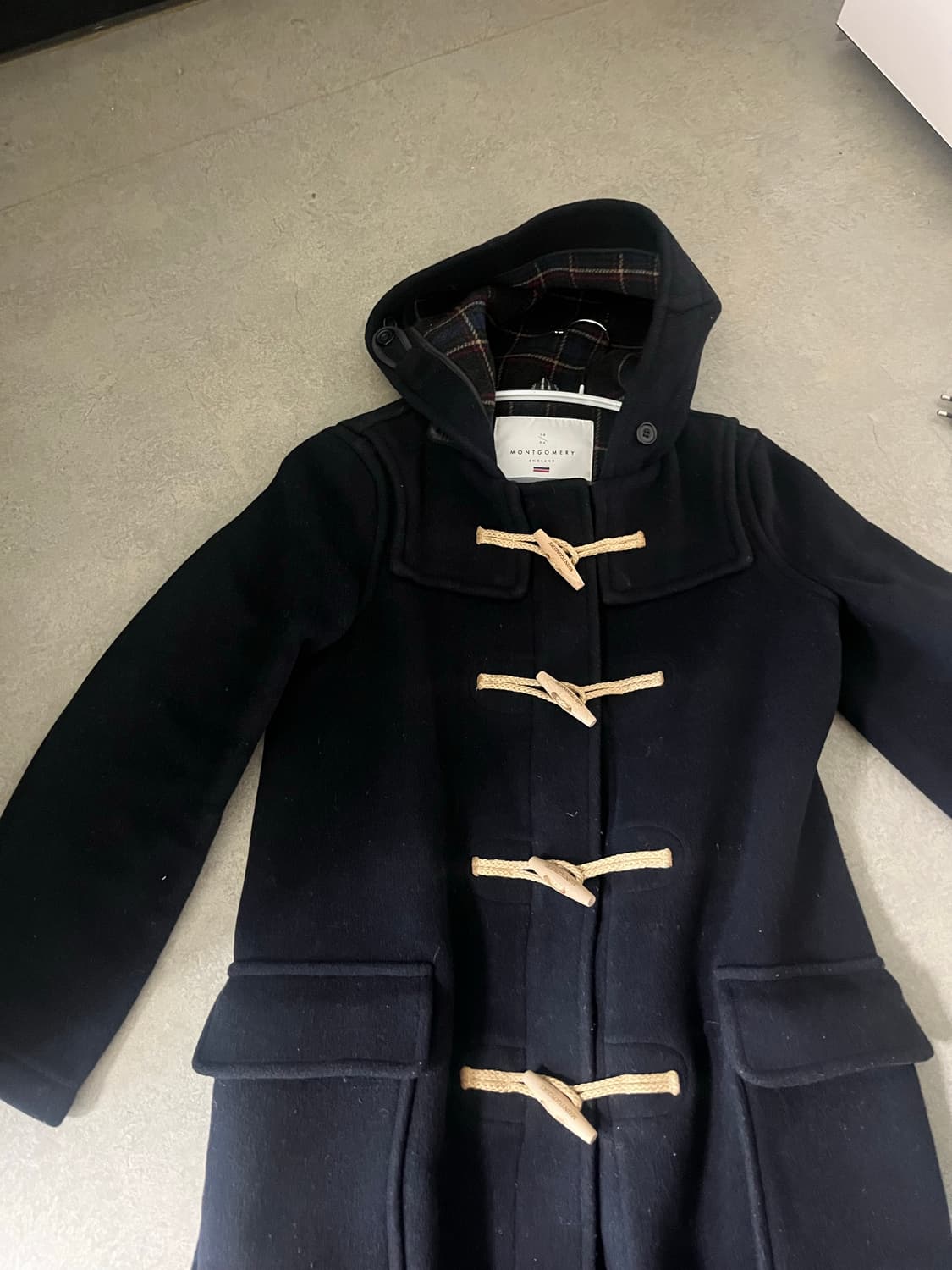 몽고메리 더플코트 클래식 네이비 영국산 직구 상품이미지1