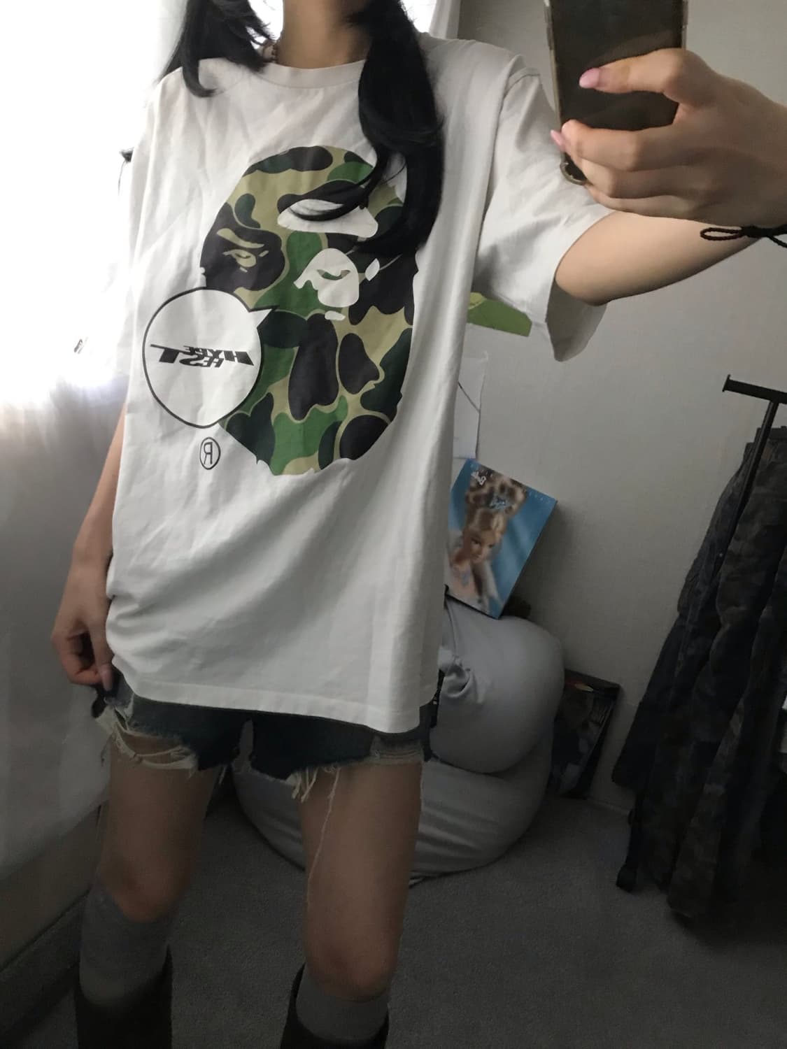 베이프 카모 반팔티셔츠 상품이미지4