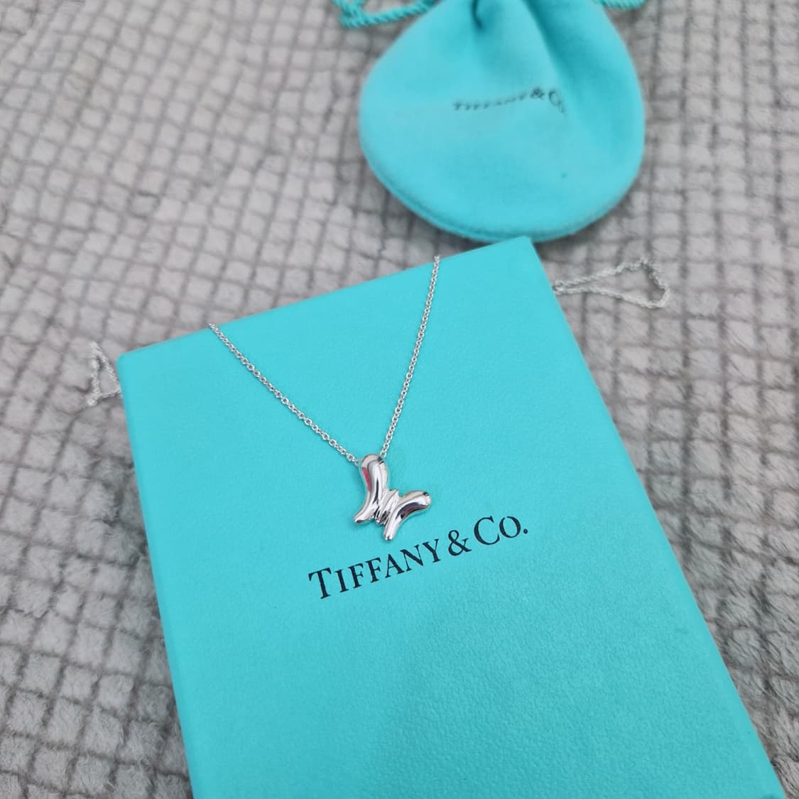 티파니 한정판 나비 목걸이 상품이미지2