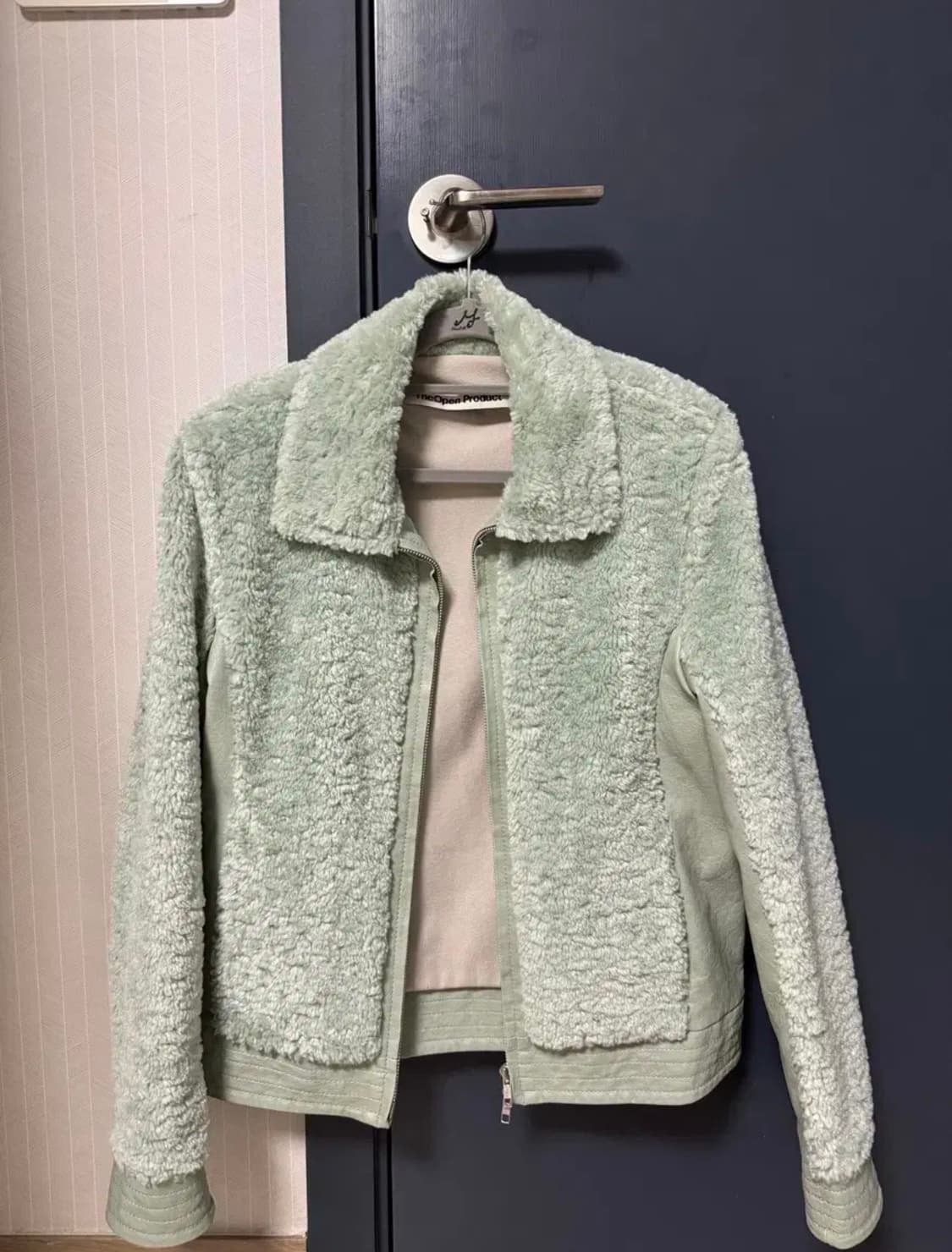 오픈와이와이 더오픈 프로덕트 시어링 바이커 자켓 상품이미지4