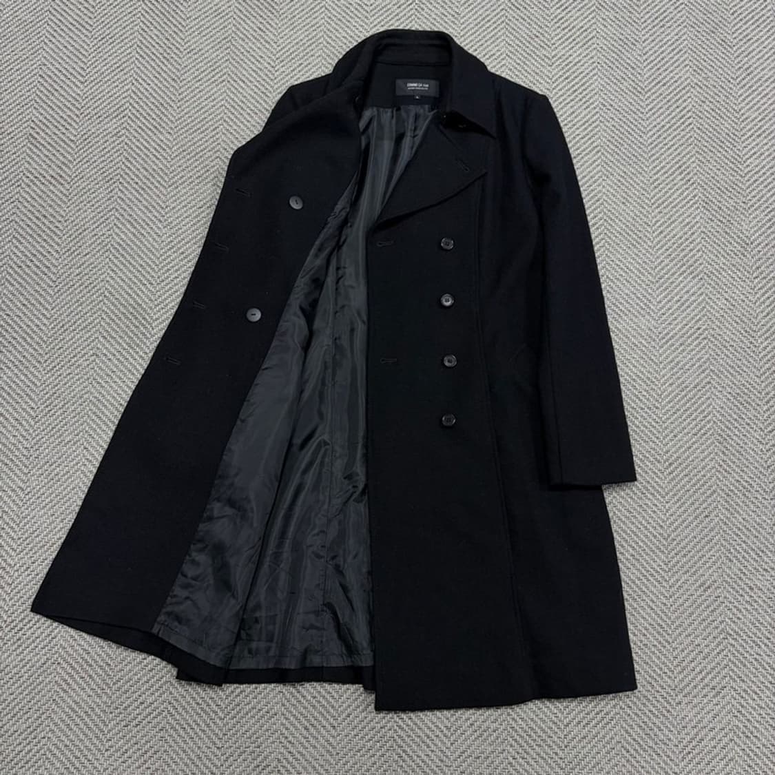 꼼사이즘 울블렌드 더블코트 v3283 상품이미지5