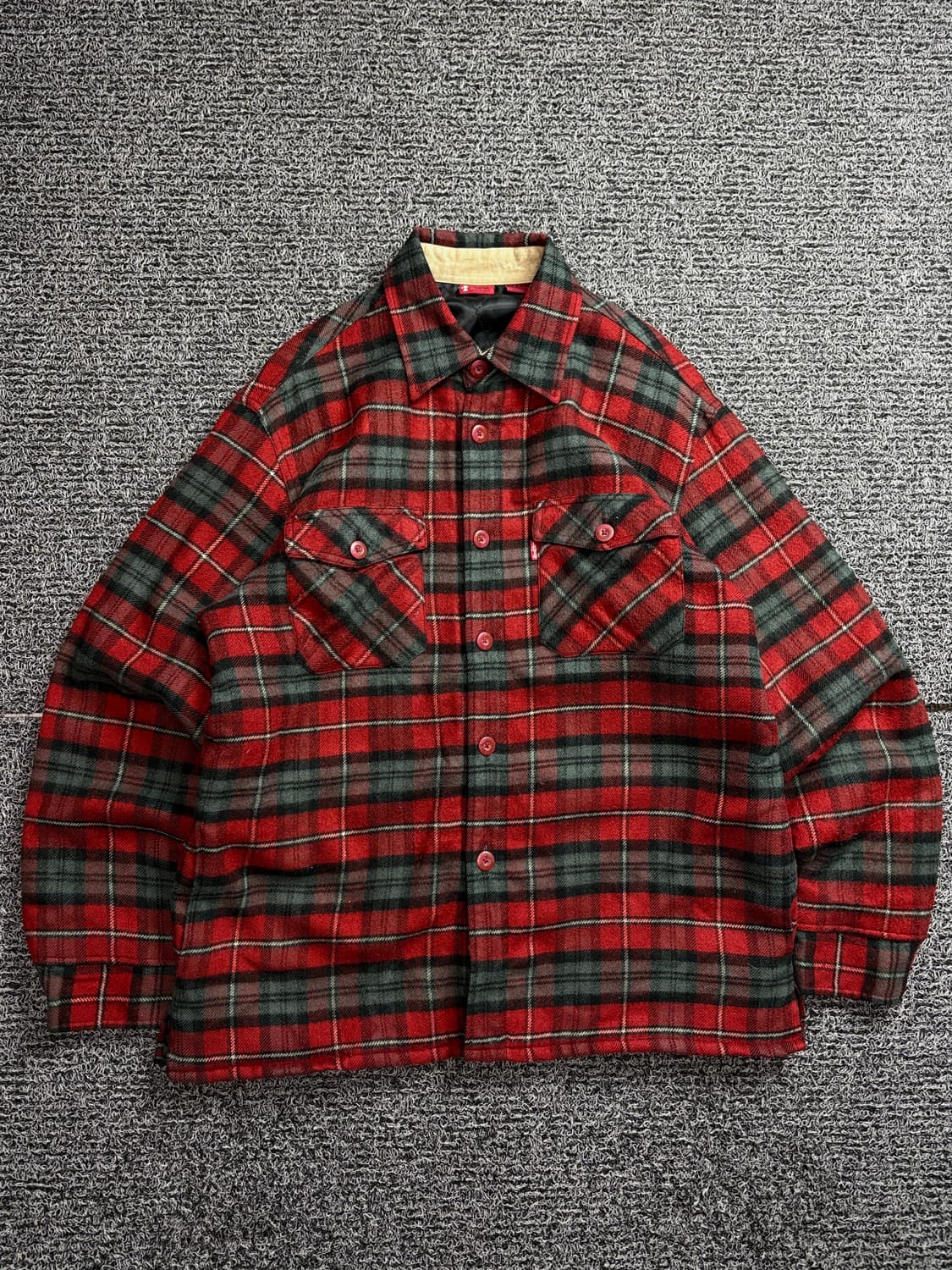 리바이스 레드탭 타탄체크 웨스턴 플란넬 셔츠 자켓 2099 상품이미지2