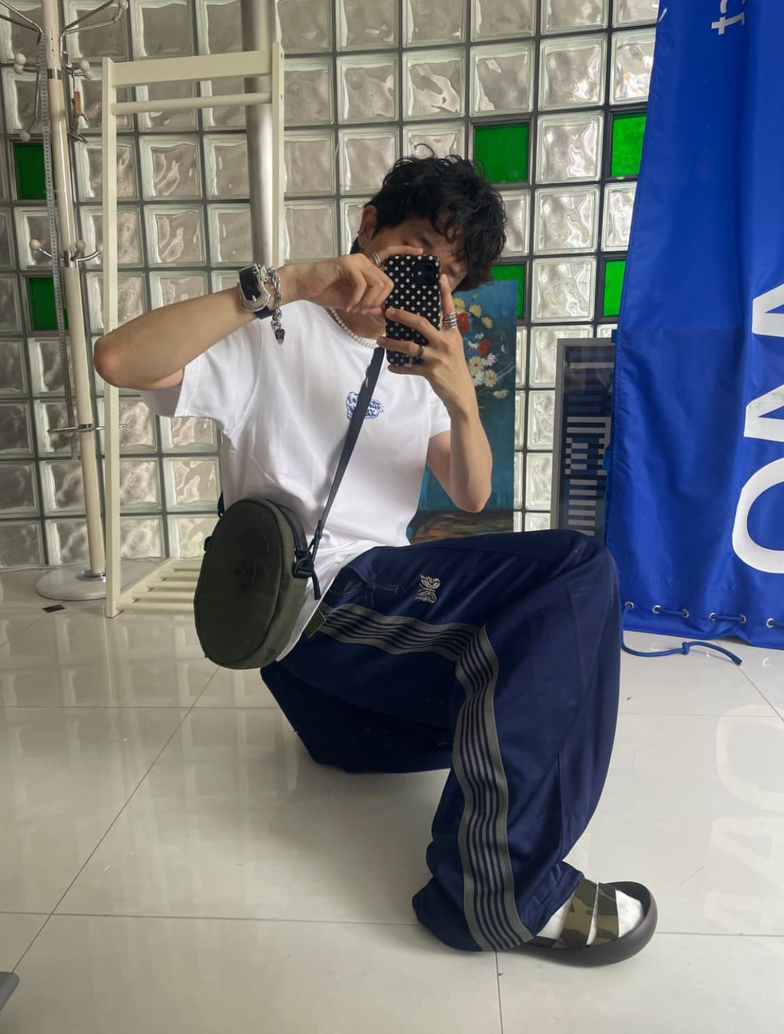 X freaks store HD track pant 상품이미지4