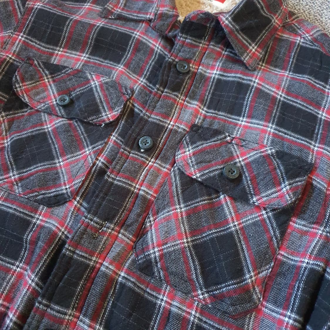 랭글러 쉐르파 안감 플란넬 셔츠 no.3 상품이미지6