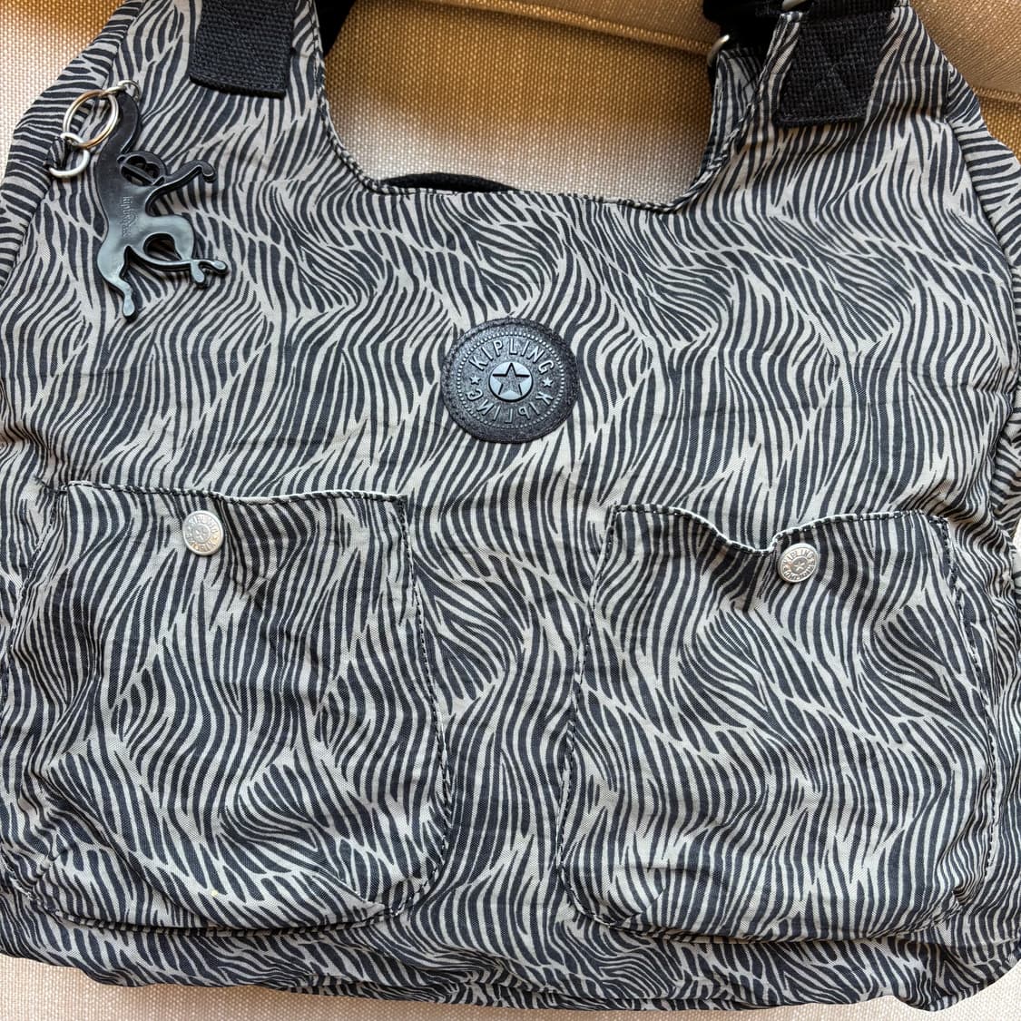 키플링 지브라 패턴 숄더백 쇼퍼백 상품이미지6