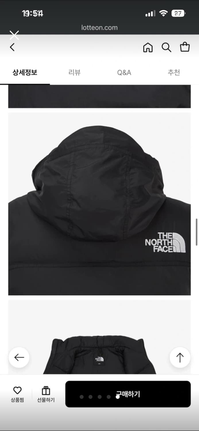 노스페이스 조끼패딩 상품이미지5