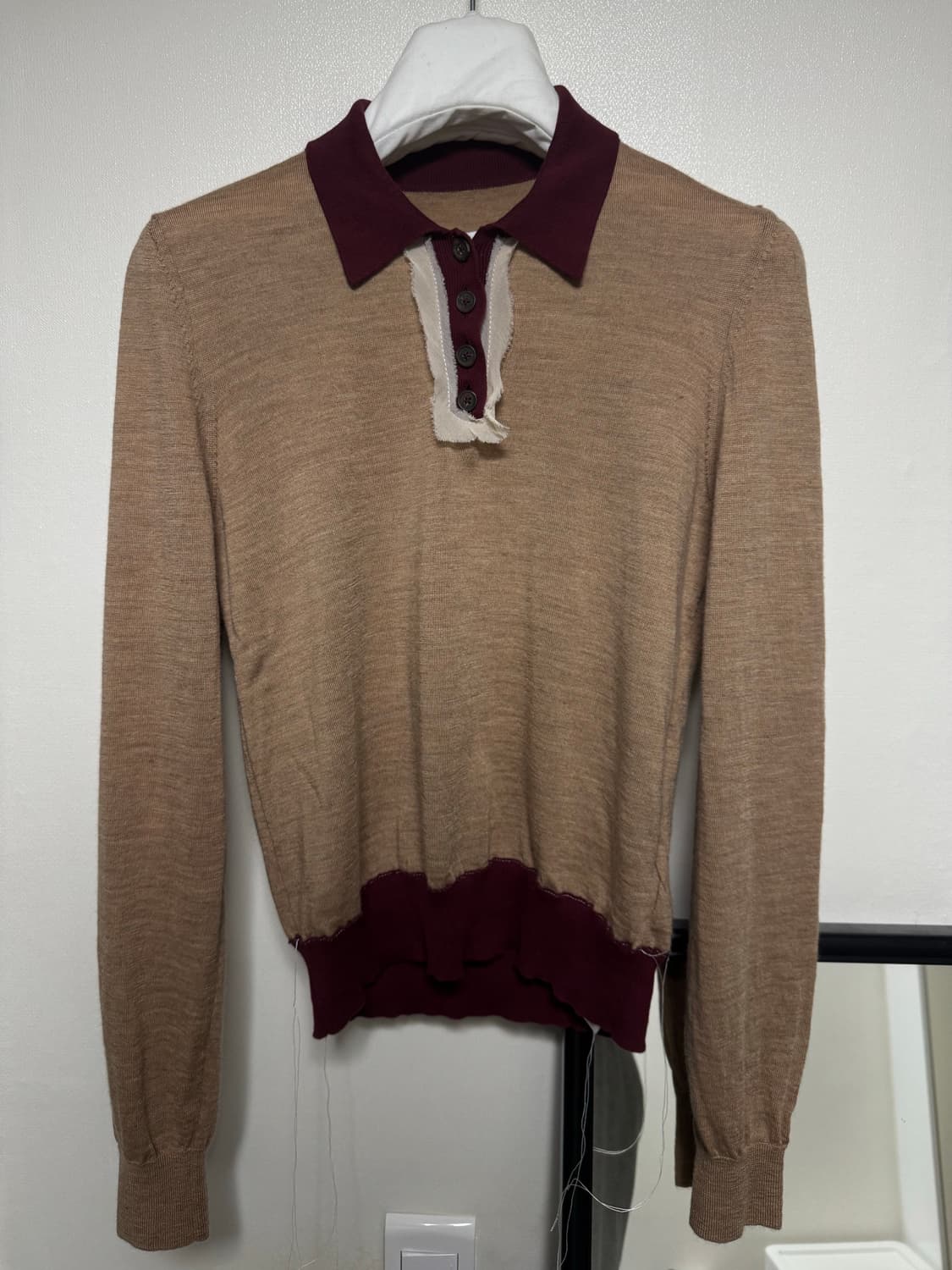 마르지엘라 컷오프 실크 pk티 상품이미지4