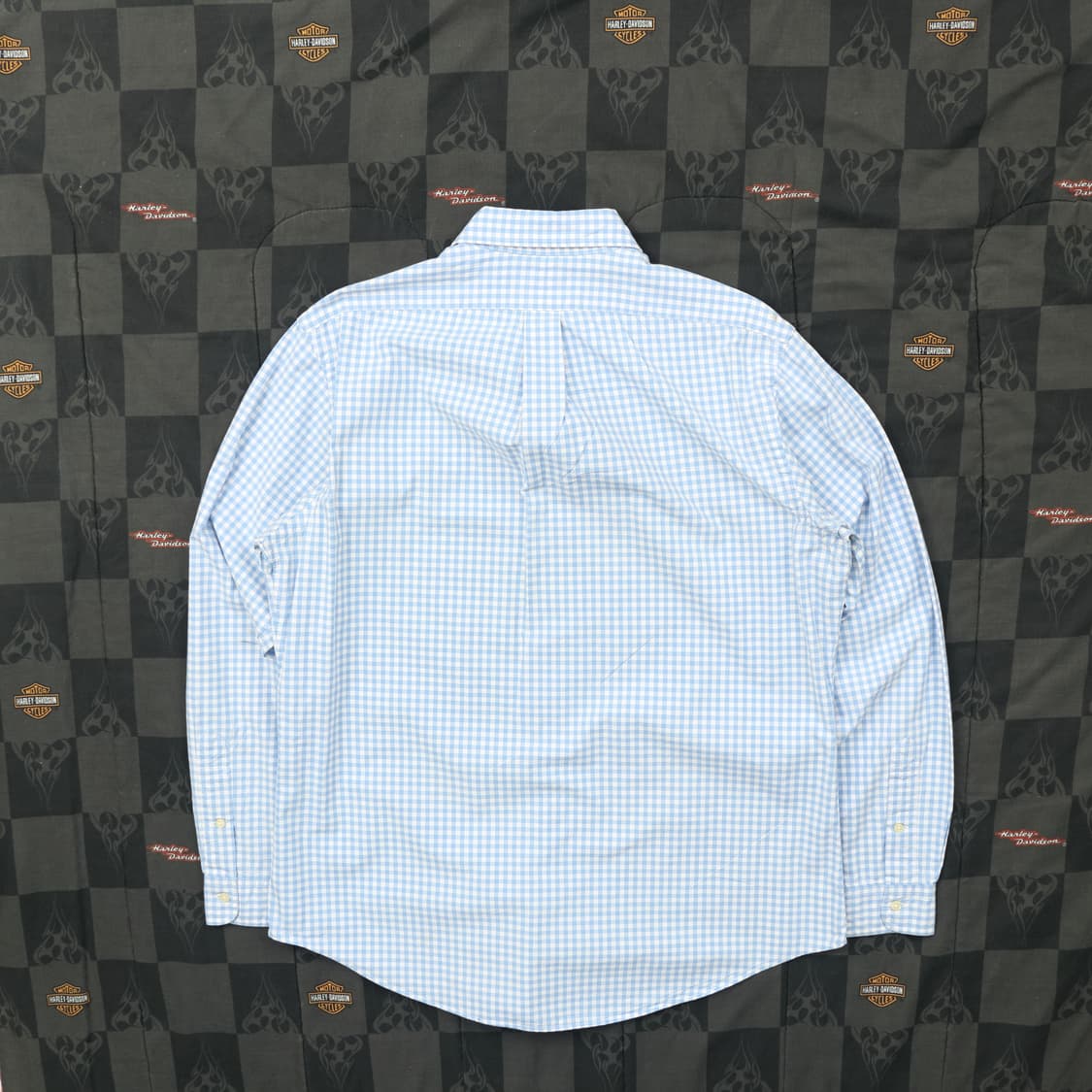 폴로 깅엄 체크 셔츠 L B71 상품이미지5