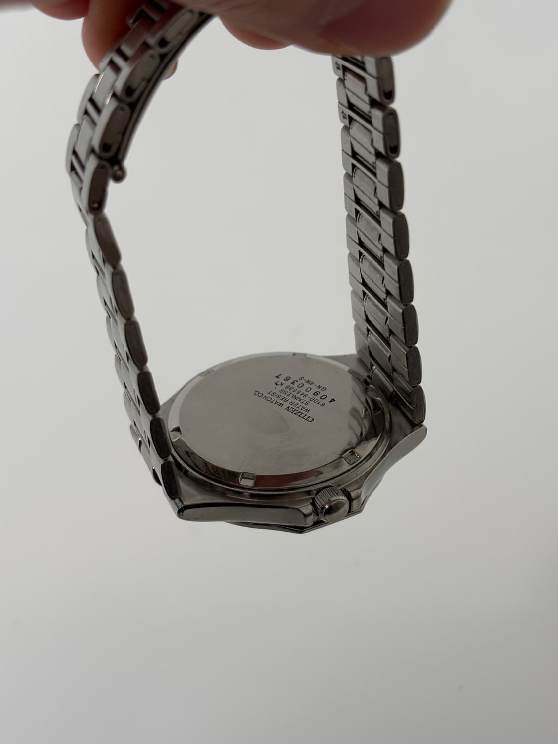 빈티지 시계 1990년대 실버 쿼츠 남성 상품이미지8