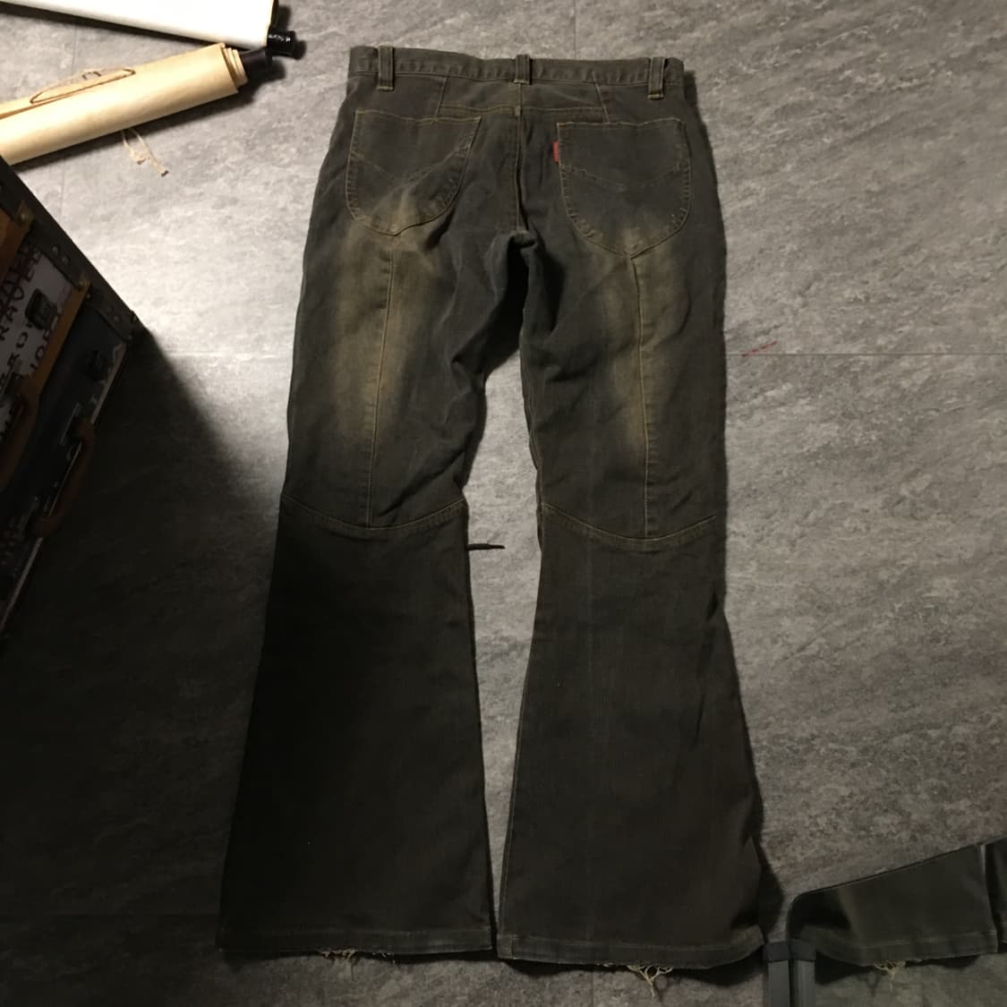 Tornado Mart laced up flare denim pants 상품이미지4