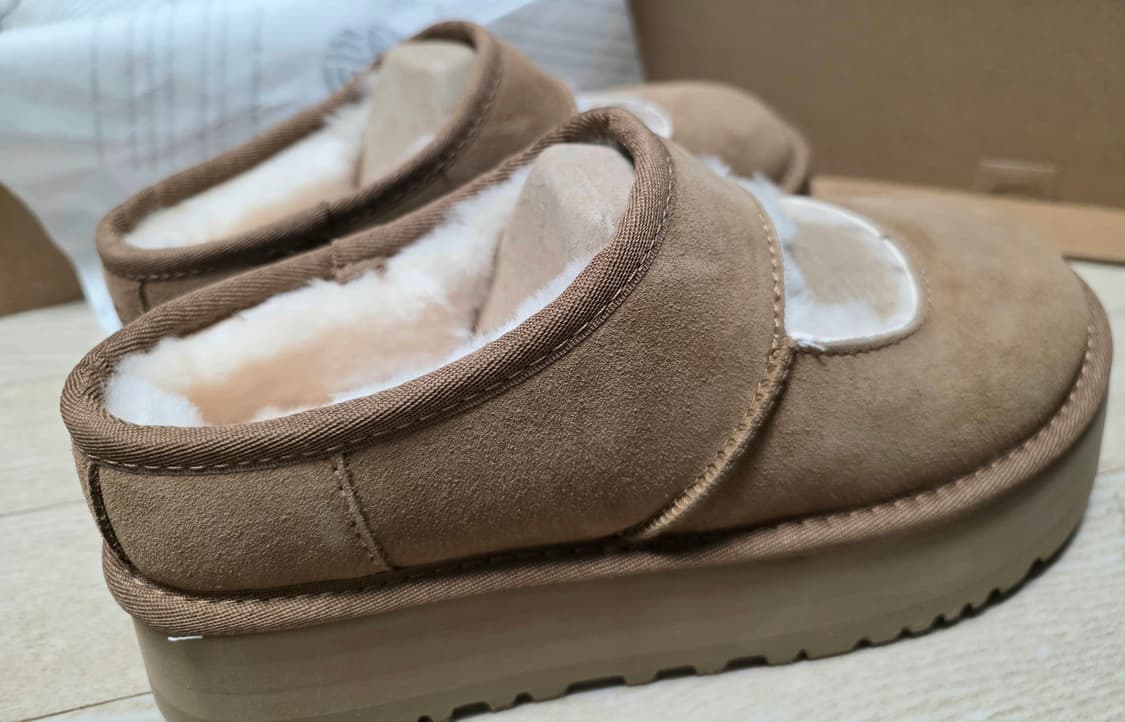 UGG 미국어그 메리제인 플랫폼 퍼 슬립온 상품이미지3