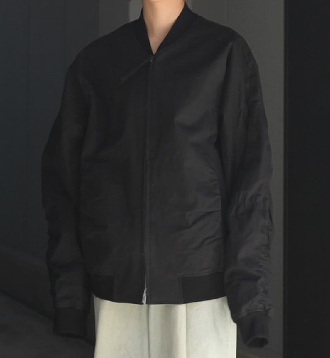 [XL] paf 8.0+ 셔링 봄버 블랙 상품이미지3