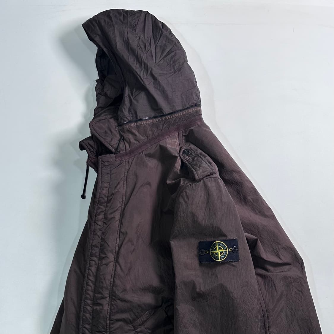 스톤아일랜드 브라운 나일론 자켓 상품이미지2