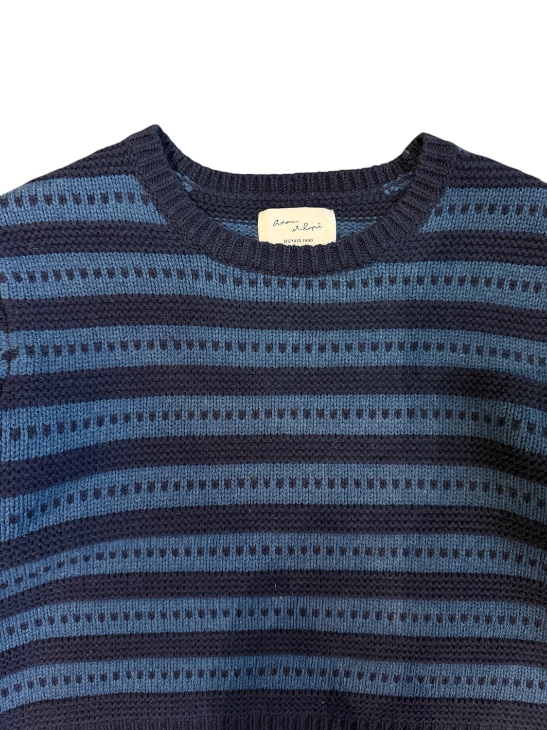 Vintage Adam et Ropé Stripe Knit Sweater 상품이미지4