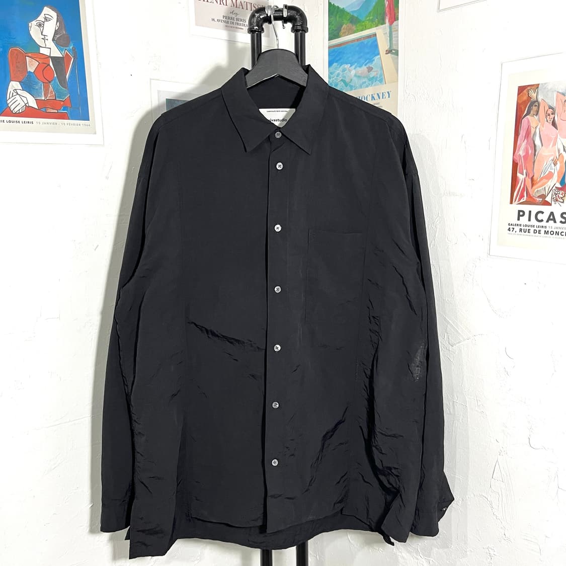 비바스튜디오 오버핏 나일론 셔츠 상품이미지1