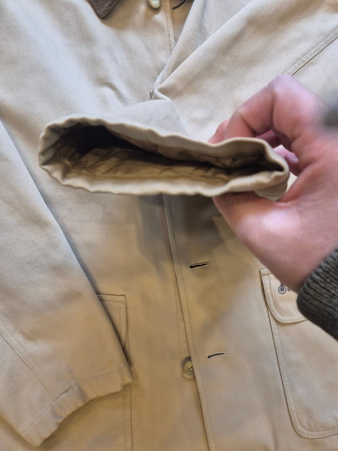 빈폴 빈티지 안감퀄팅 코튼 헌팅자켓 100 상품이미지6