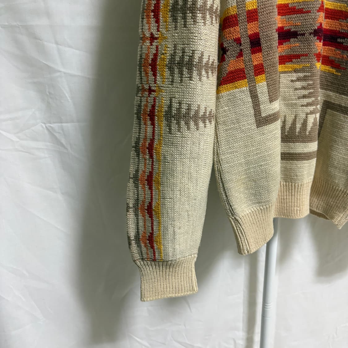 펜들턴 네이티브 패턴 버진 울 니트 스웨터 / 베이지, L 상품이미지4